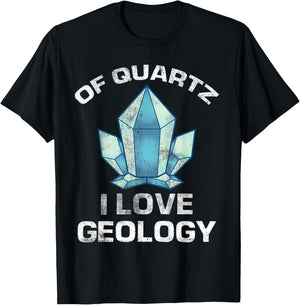 Stone Nerd Rock Love Valentine's Day Gift Geology T-Shirt - T-Shirt | Black