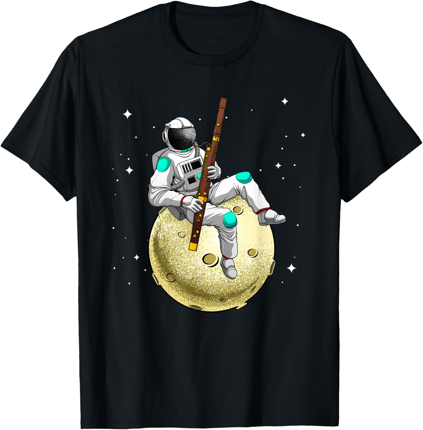 Cool Bassoon Design Women Bassoonist Bassoon Player T-Shirt - T-Shirt | Black