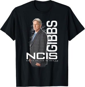 NCIS Gibbs Headshot T-Shirt - T-Shirt | Black
