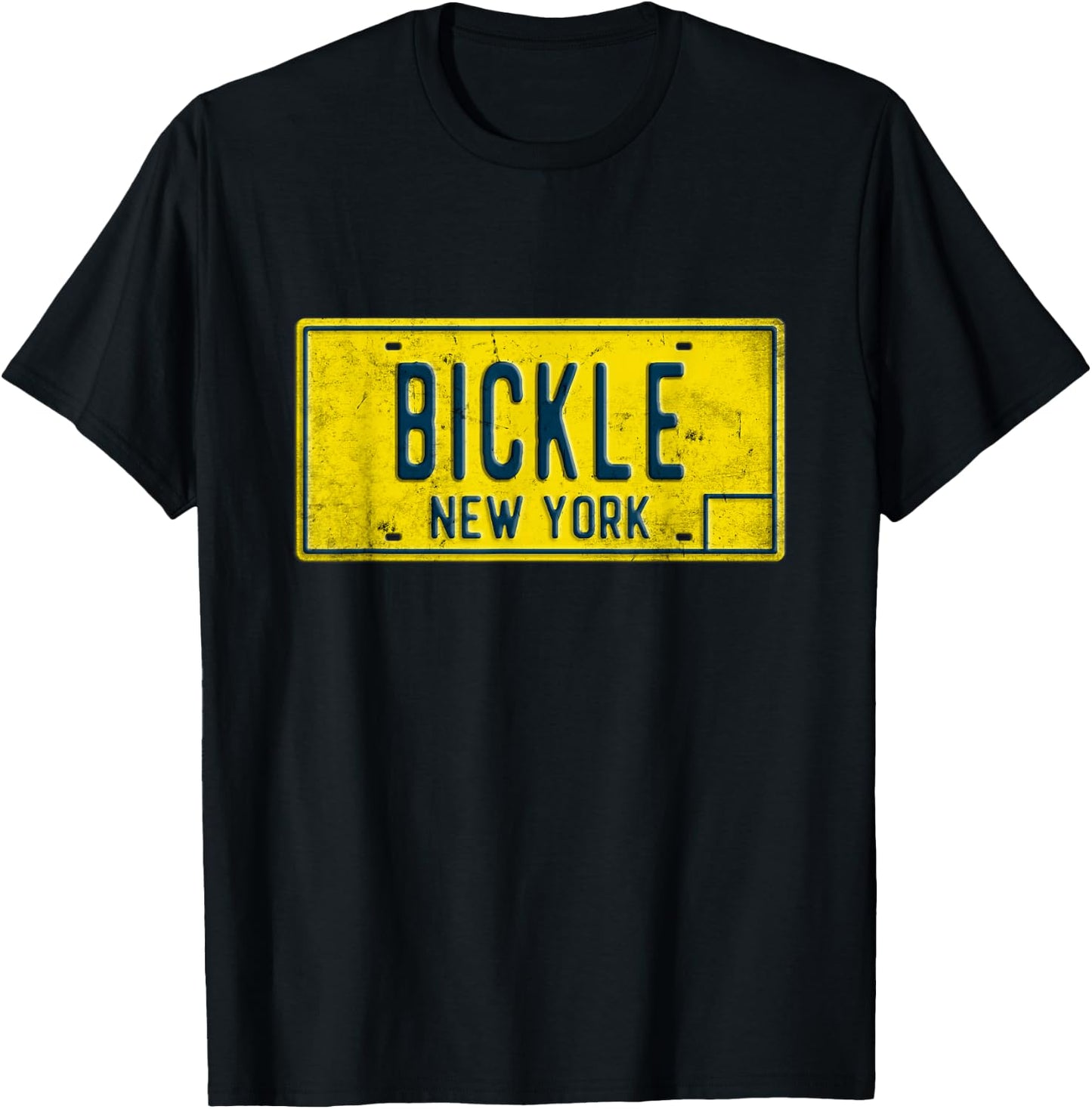 Taxi Driver Retro Old NY Movie Travis Bickle License Plate T-Shirt - T-Shirt | Black