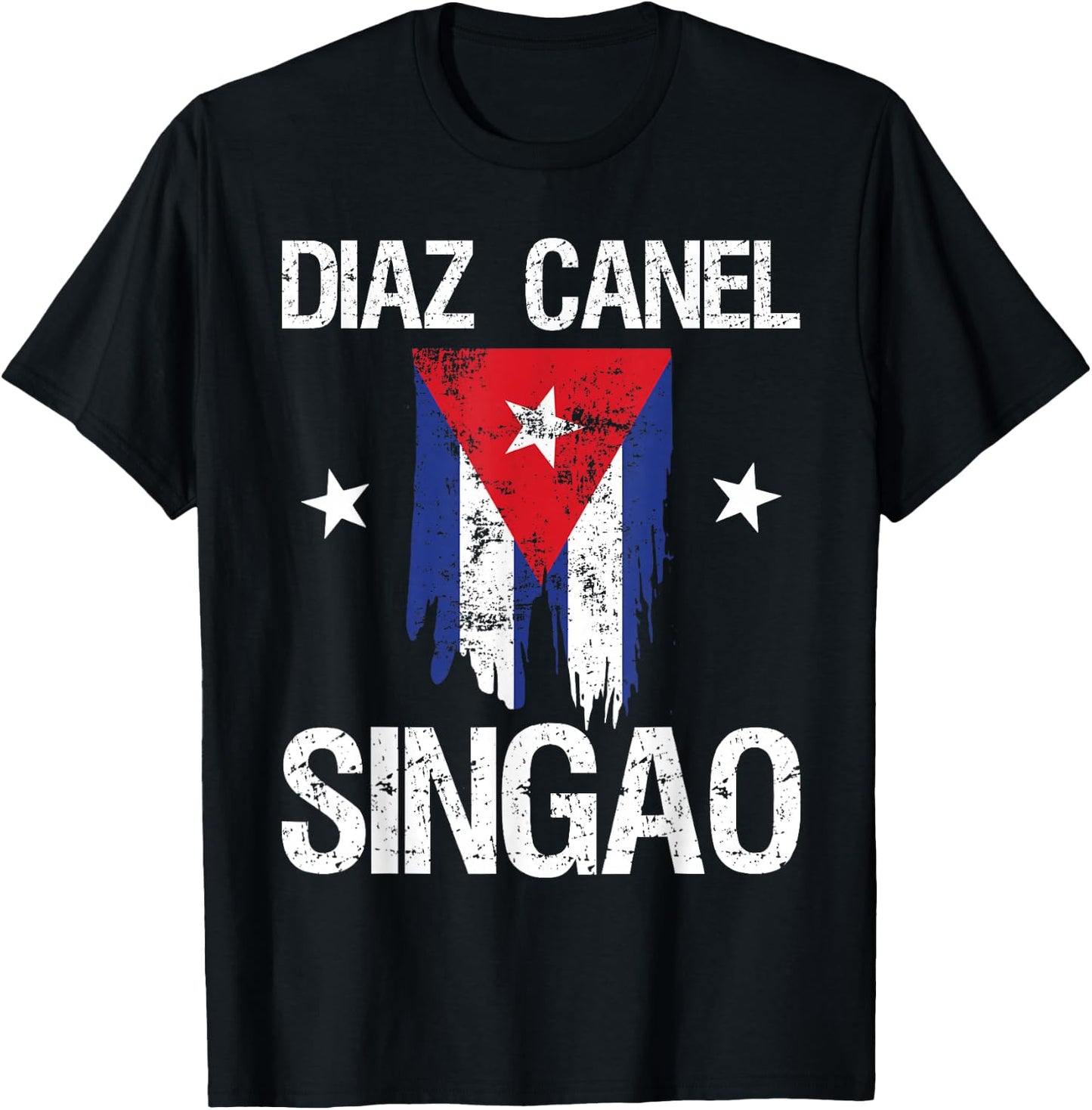 Diaz Canel Singao Cuba T-Shirt - T-Shirt | Black
