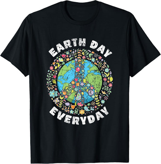 Earth Day Everyday Earth Day Small T-Shirt - T-Shirt | Black