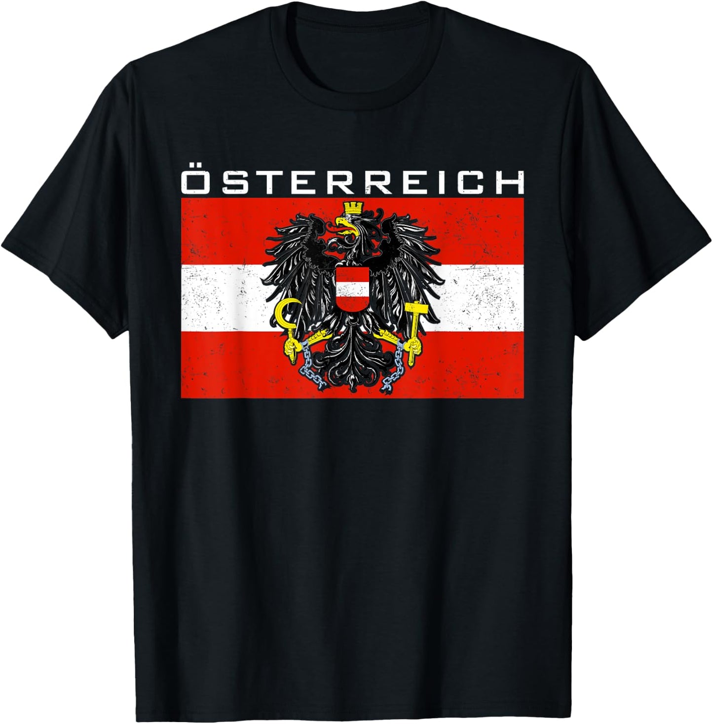 Austria Austrians Österreich T-Shirt - T-Shirt | Black