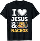 I Love Jesus and Nachos T-Shirt - T-Shirt | Black