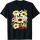 Flowers of Ukraine Word Art - Ukrainian Pride T-Shirt - T-Shirt | Black