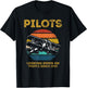 Pilots Who Have Been Looking At People Since 1903 Retro Vintage Style T-Shirt - T-Shirt | Black