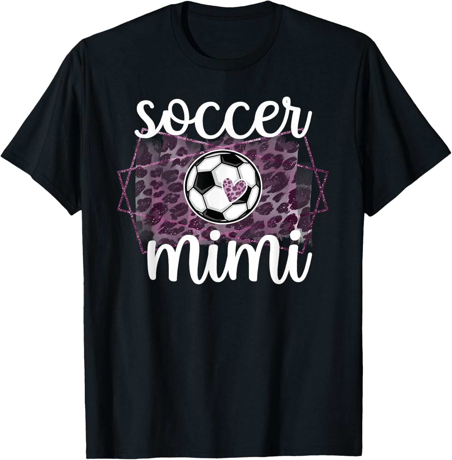 Soccer Mimi Proud Soccer Player Grandmother Mimi T-Shirt - T-Shirt | Black