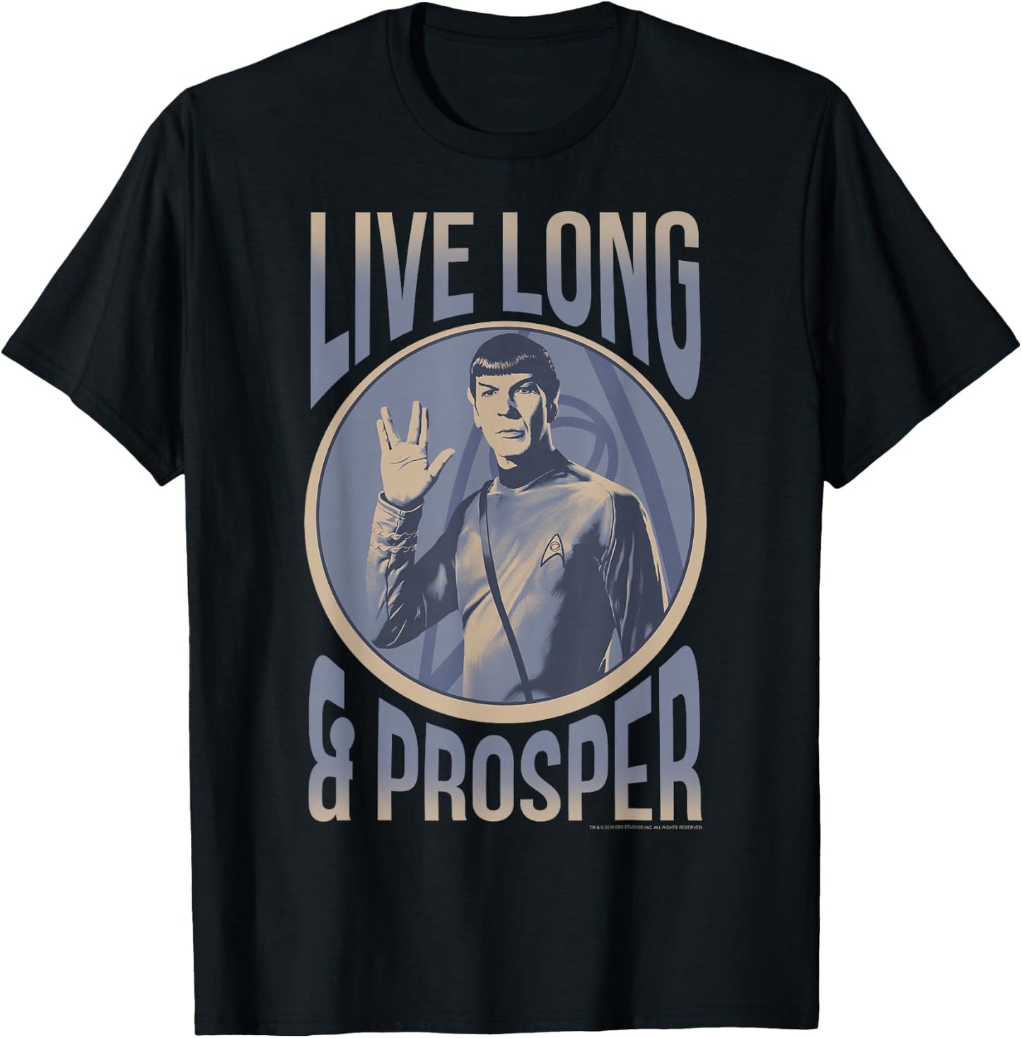 Star Trek: The Original Series Spock Live Long And Prosper T-Shirt - T-Shirt | Black
