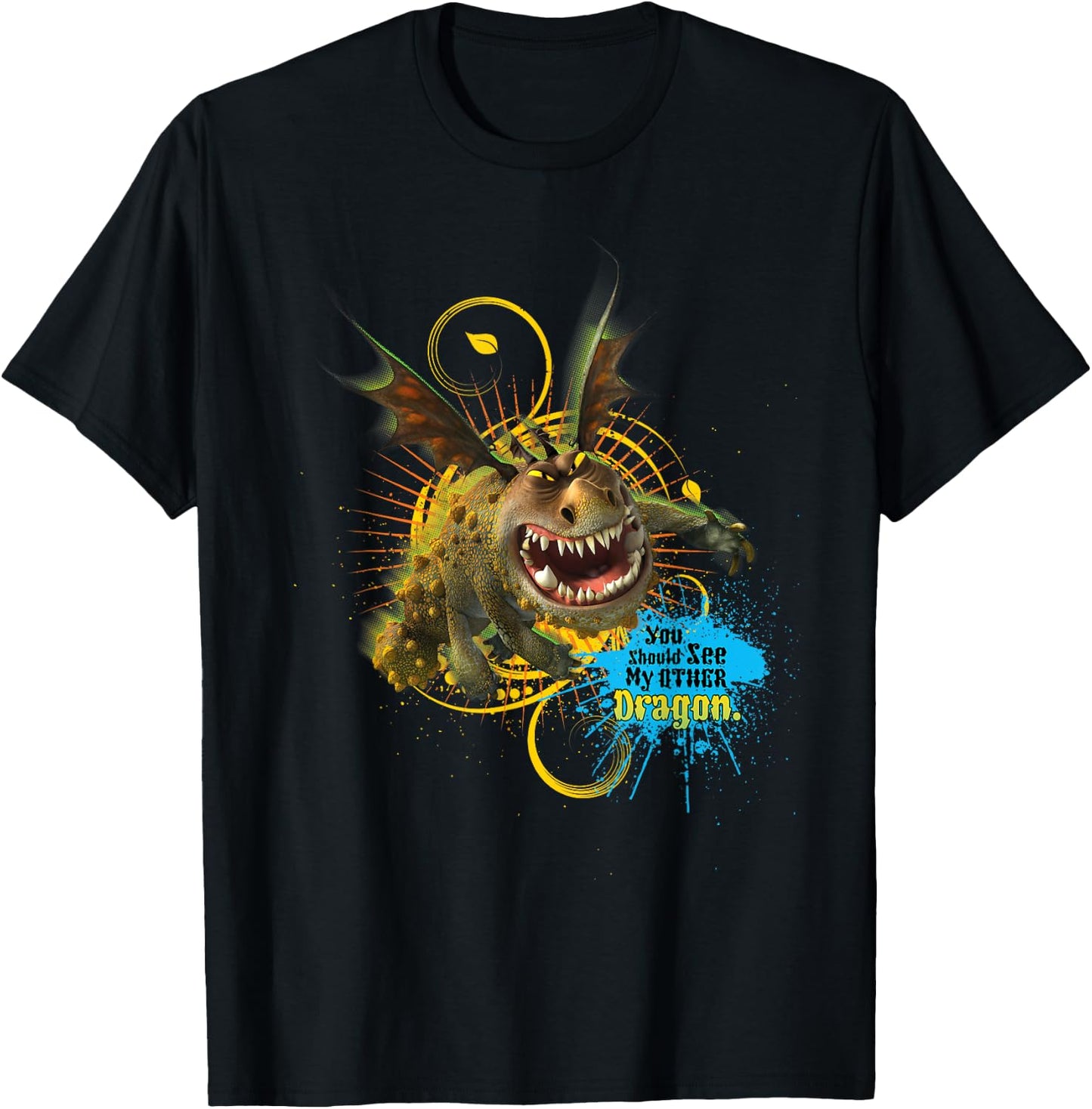DreamWorks' Dragons: Meatlug T-Shirt - T-Shirt | Black