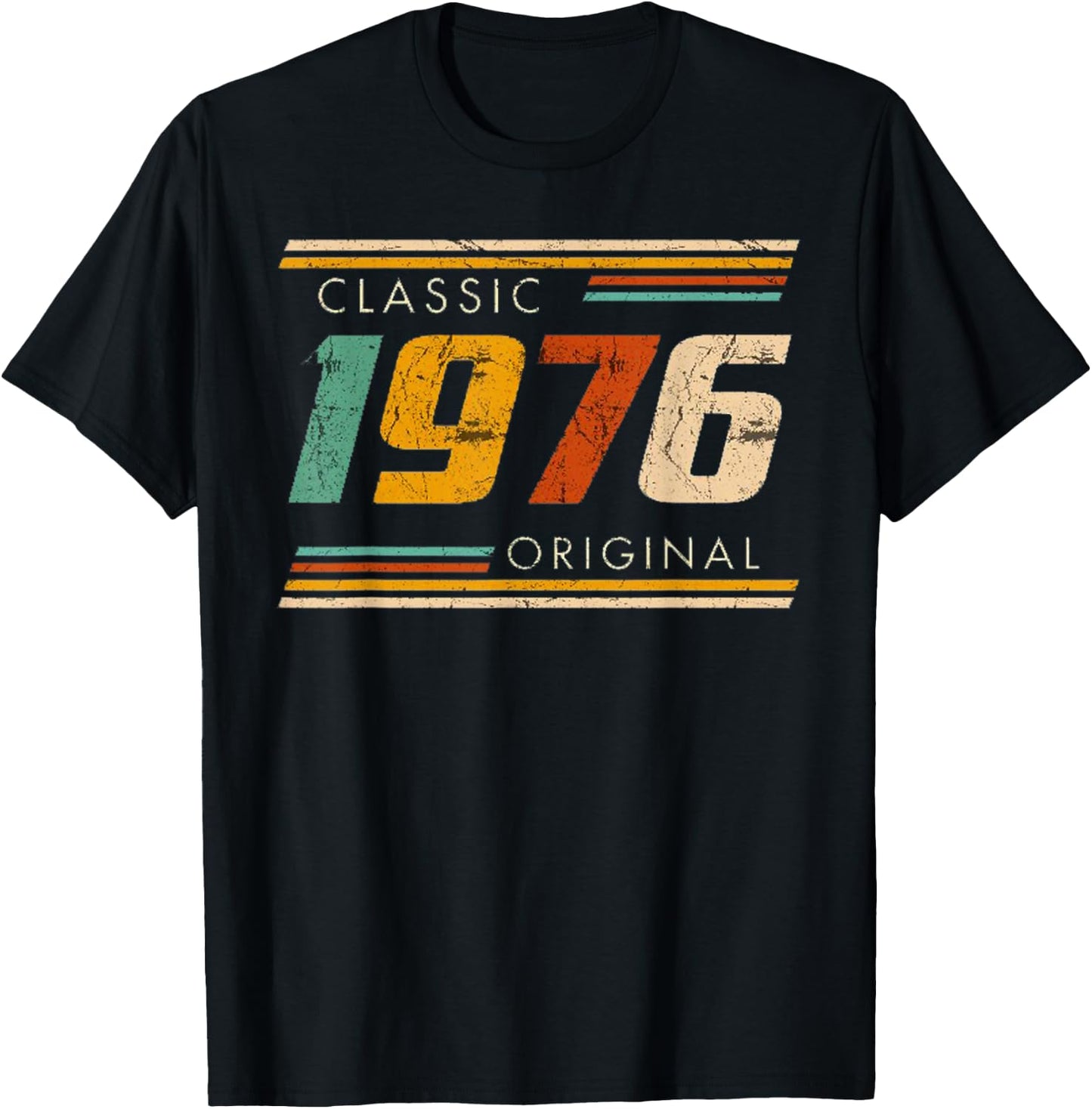 46th Birthday Classic 1976 Original T-Shirt - T-Shirt | Black