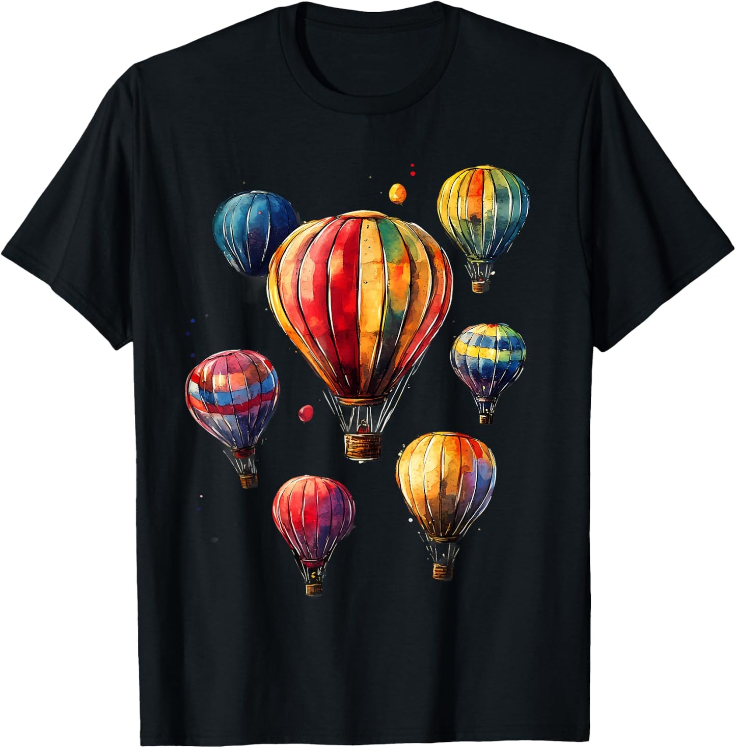 Hot Air Balloon Ride Festival Hot Air Ballooning T-Shirt - T-Shirt | Black