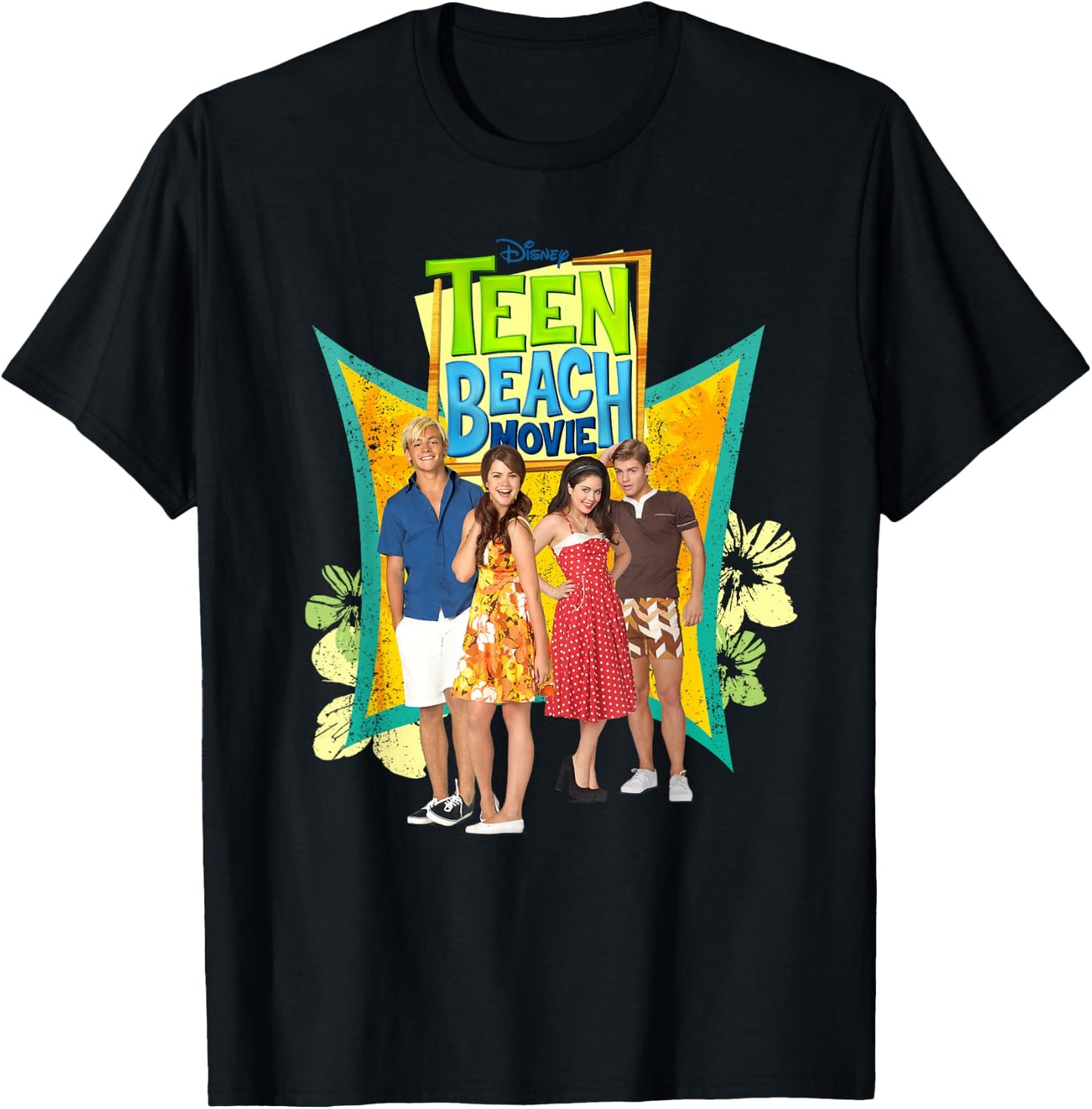 Disney Channel Teen Beach Movie Cast Small T-Shirt - T-Shirt | Black