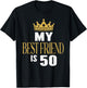 My Best Friend is 50 Years Old 50th Birthday Party Matching T-Shirt - T-Shirt | Black