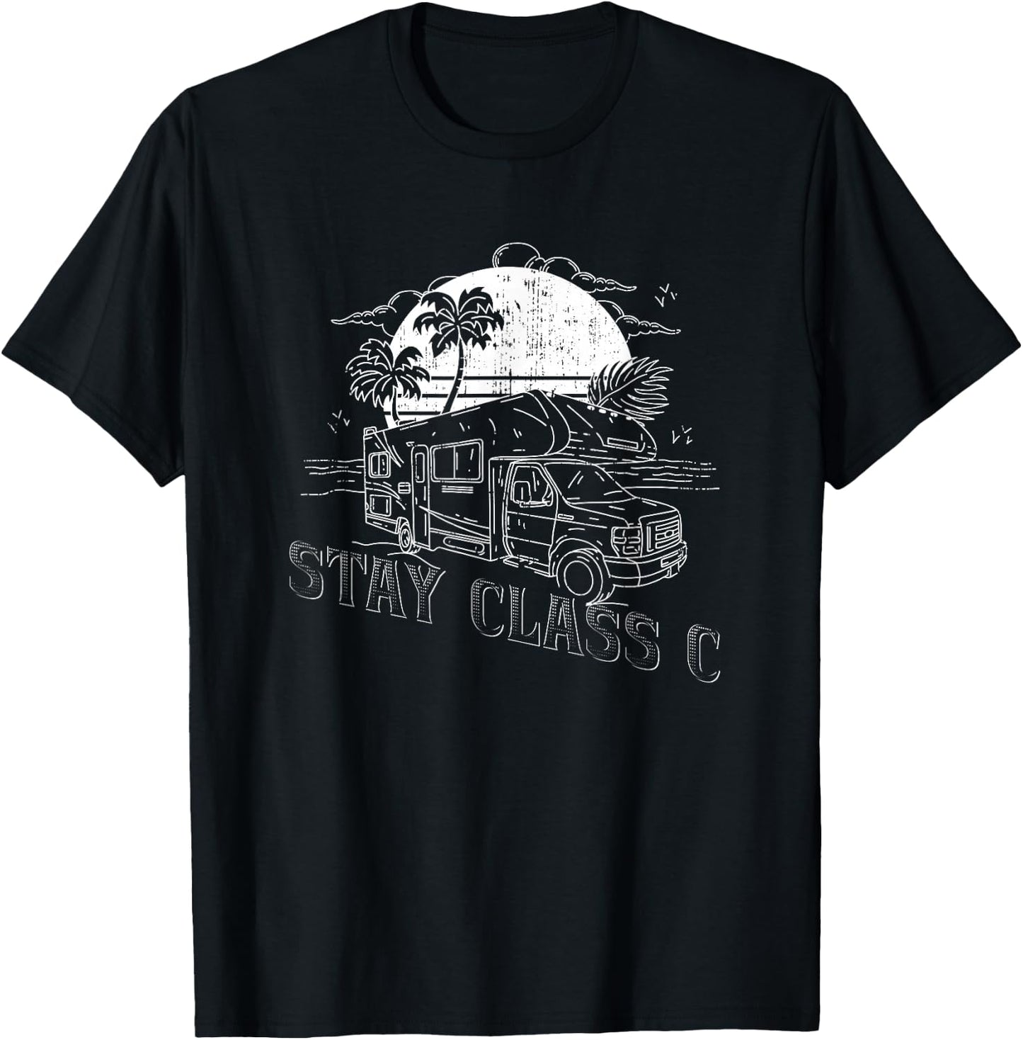 Stay Class C Camper T-Shirt - T-Shirt | Black