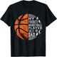 My Favorite Basketball Player Calls Me Dad Basketball Dad T-Shirt - T-Shirt | Black