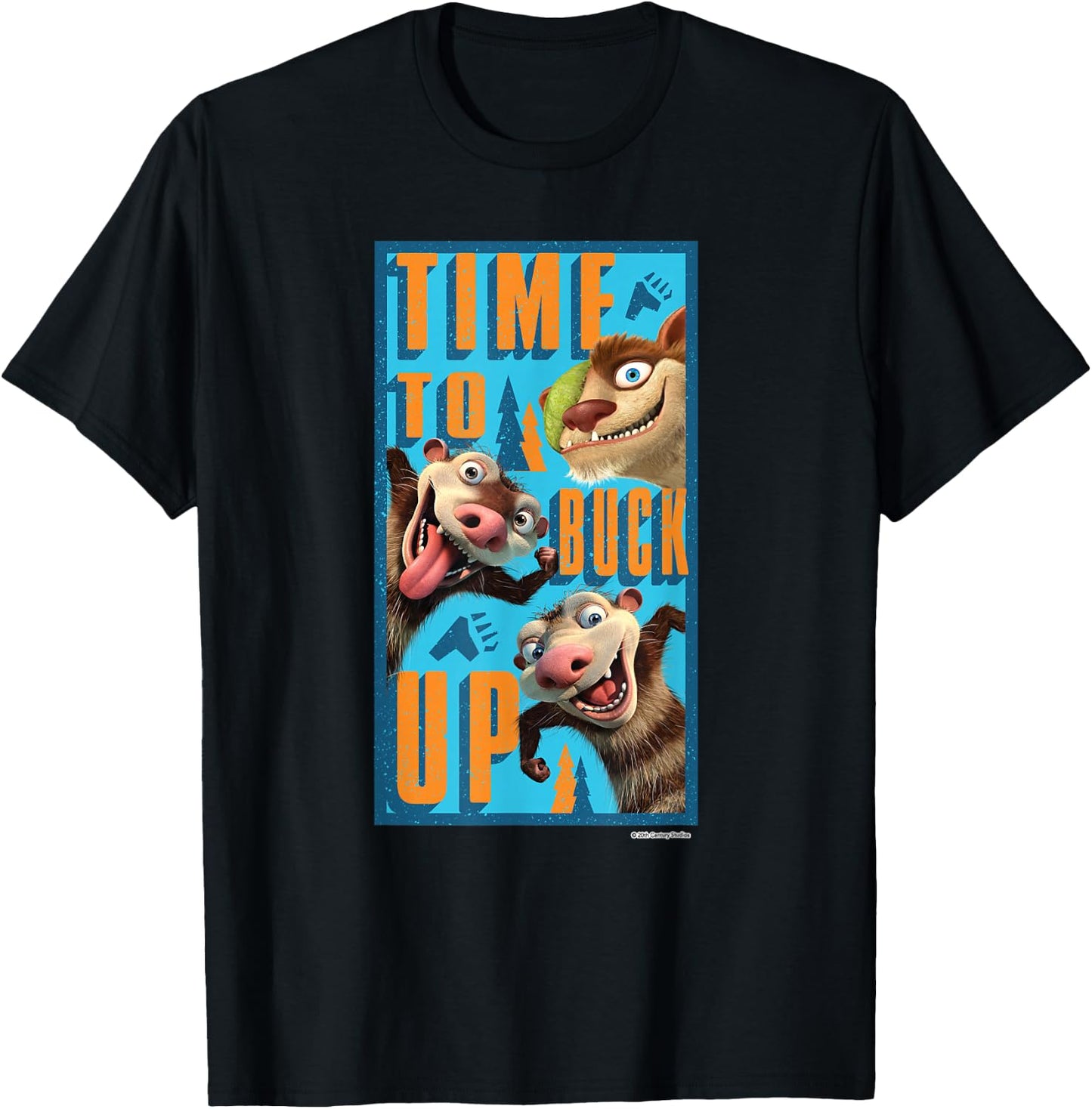 The Ice Age Adventures of Buck Wild Time to Buck Up T-Shirt - T-Shirt | Black