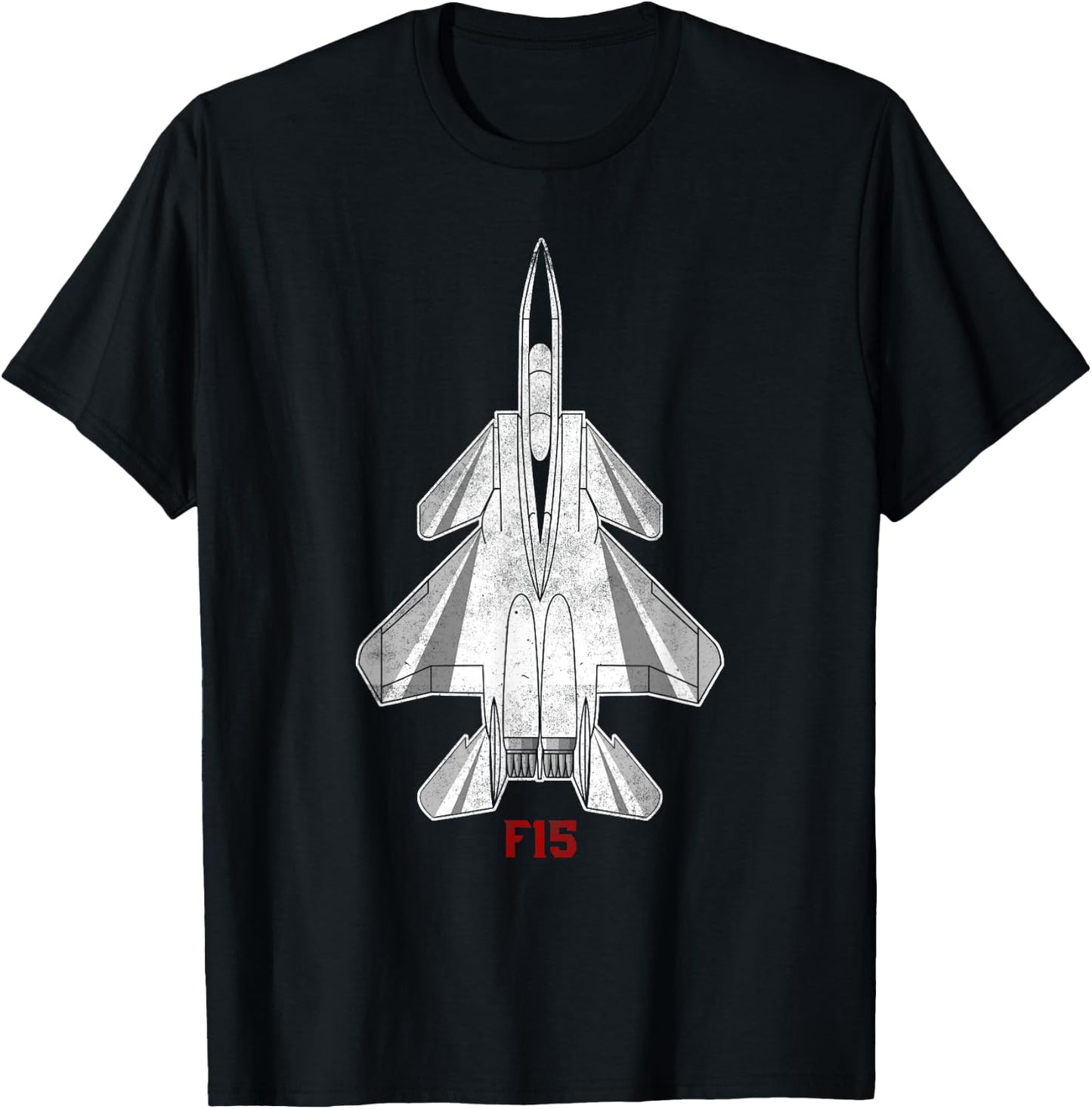 Military Aircraft F-15 Eagle Pilot Gifts Shirt USAF Flyboy T-Shirt - T-Shirt | Black