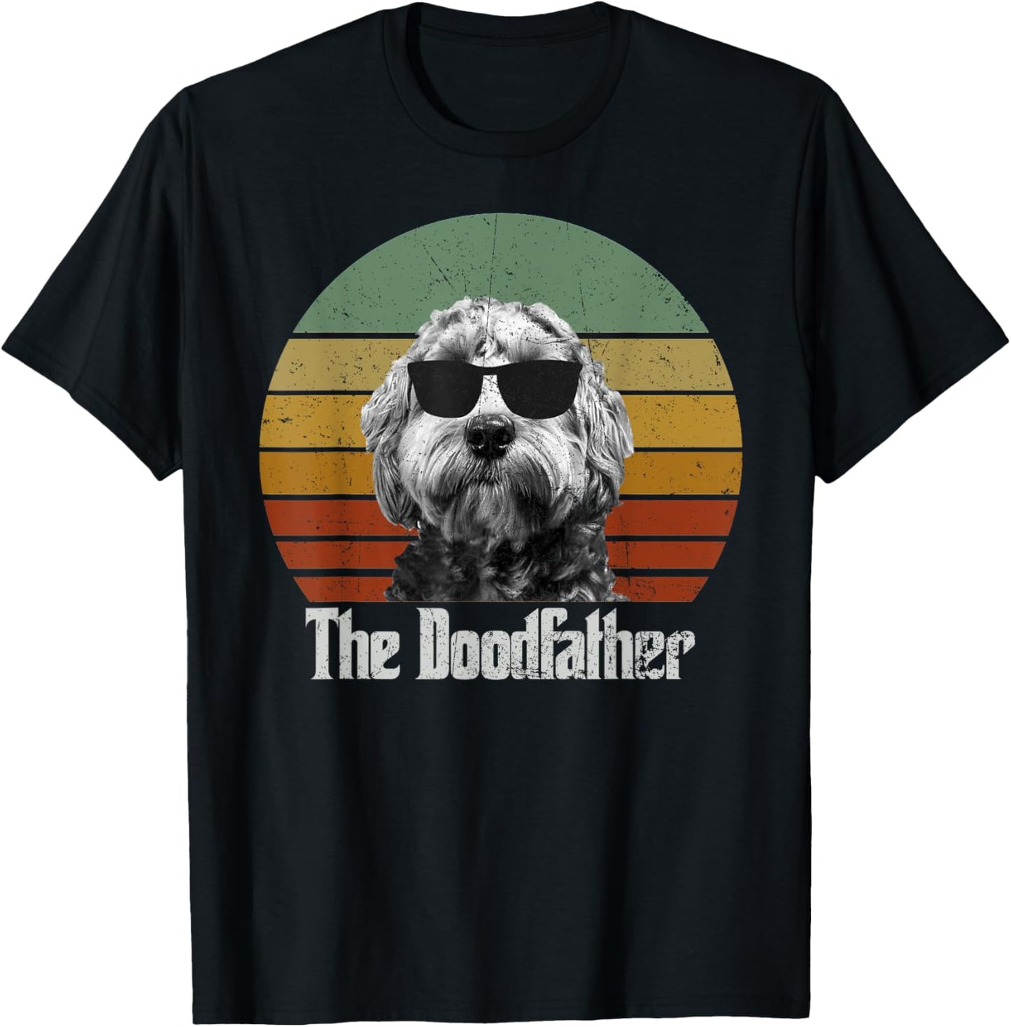 The Doodfather Best Doodle Dad Doodle Dog Fathers Day Women T-Shirt - T-Shirt | Black