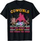 Cowgirls Are God's Wildest Angels Horse Lover Country T-Shirt - T-Shirt | Black