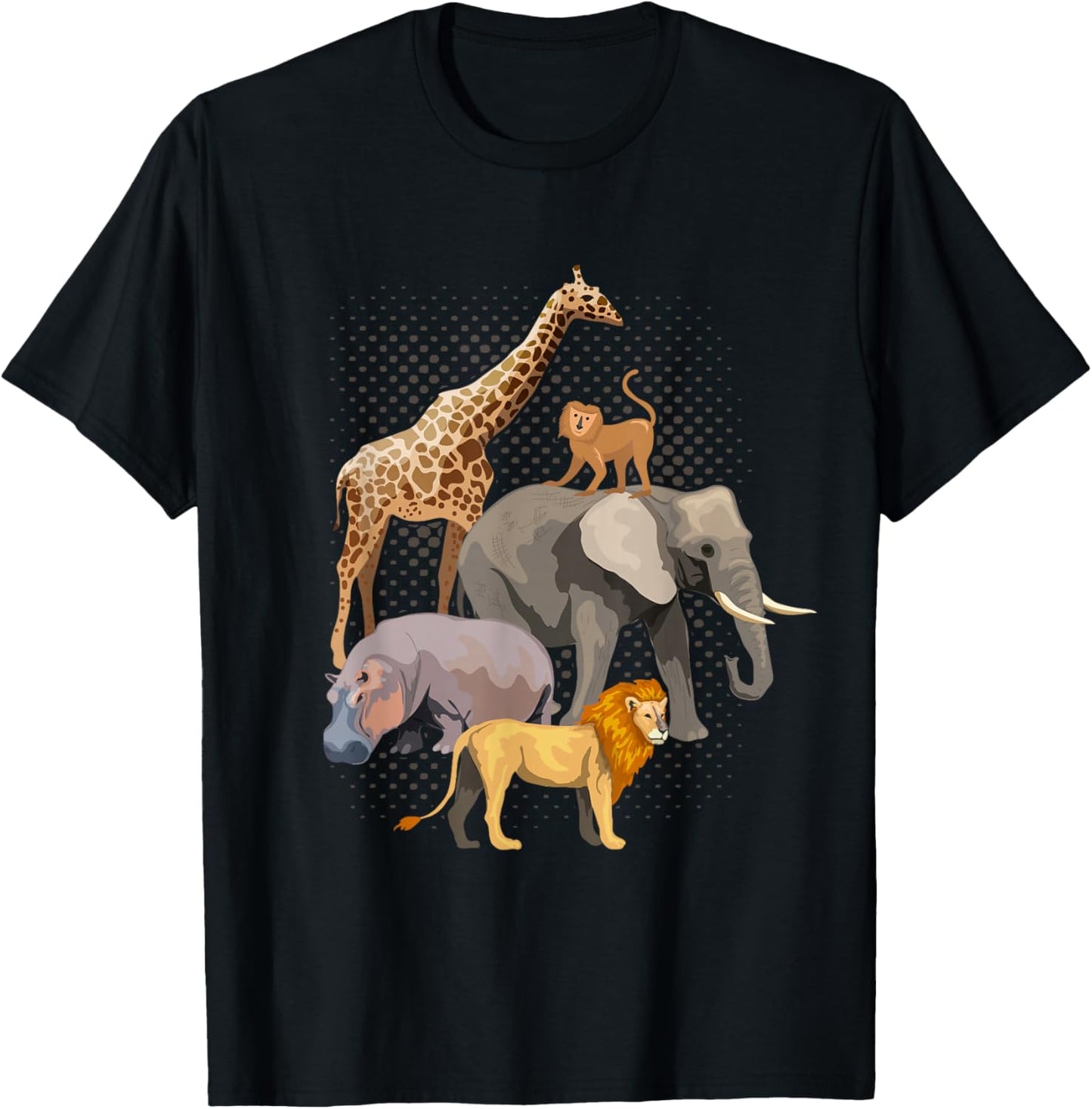 Safari Squad African Safari Animals Funny Zoo Animal Lovers T-Shirt - T-Shirt | Black