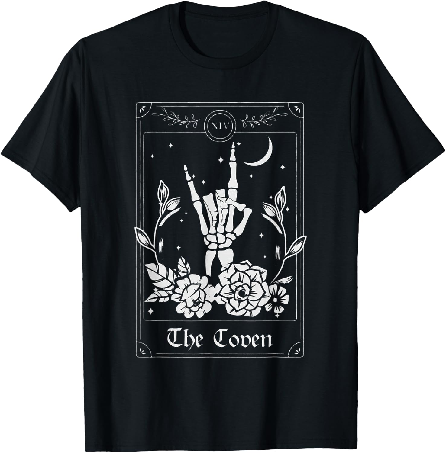 Wedding Tarot Card The Coven Halloween Bachelorette Matching T-Shirt - T-Shirt | Black