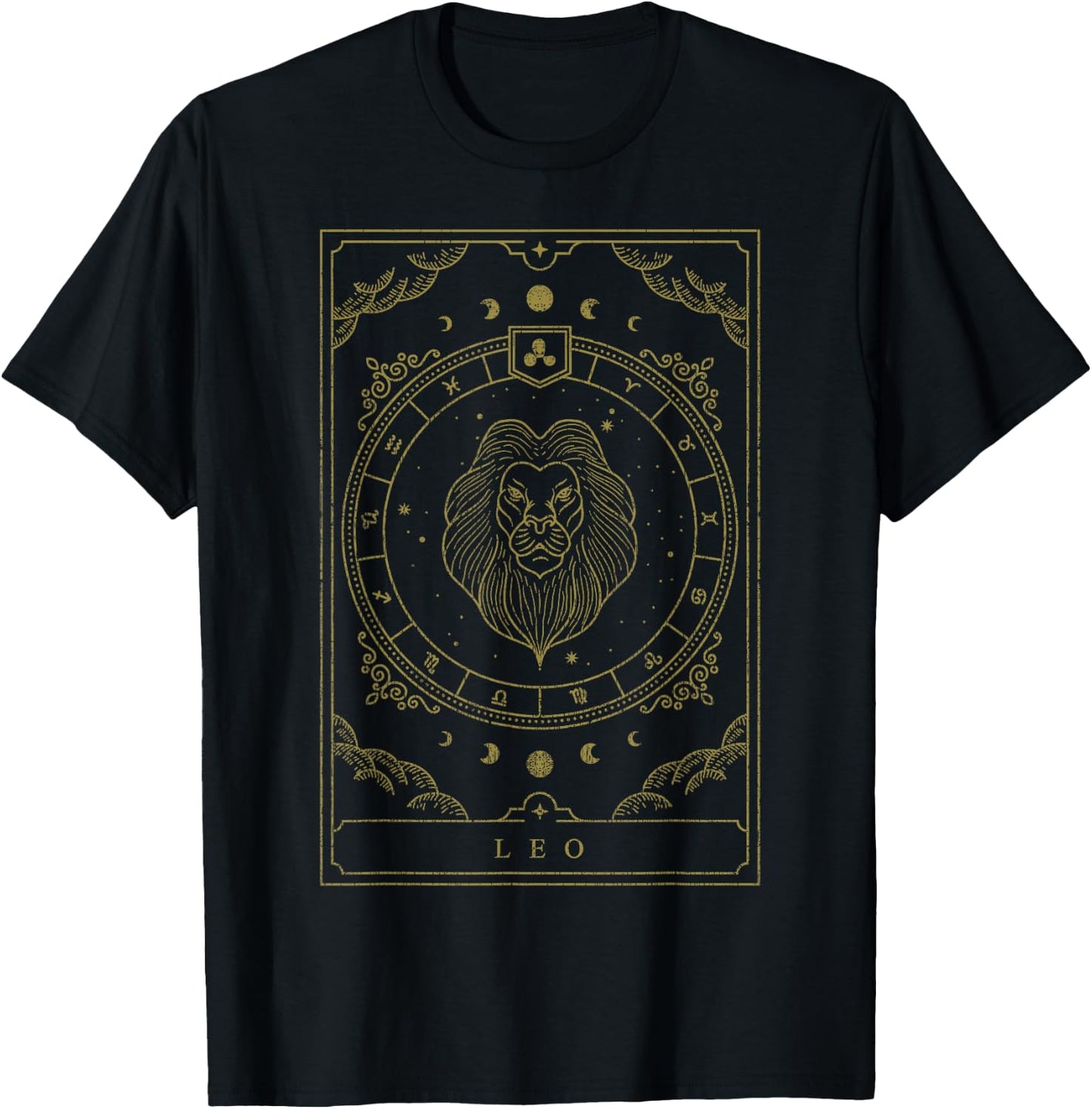 Lion Birthday Zodiac Sign Lion T-Shirt - T-Shirt | Black