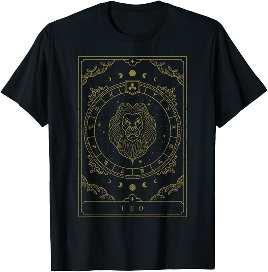 Lion Birthday Zodiac Sign Lion T-Shirt - T-Shirt | Black