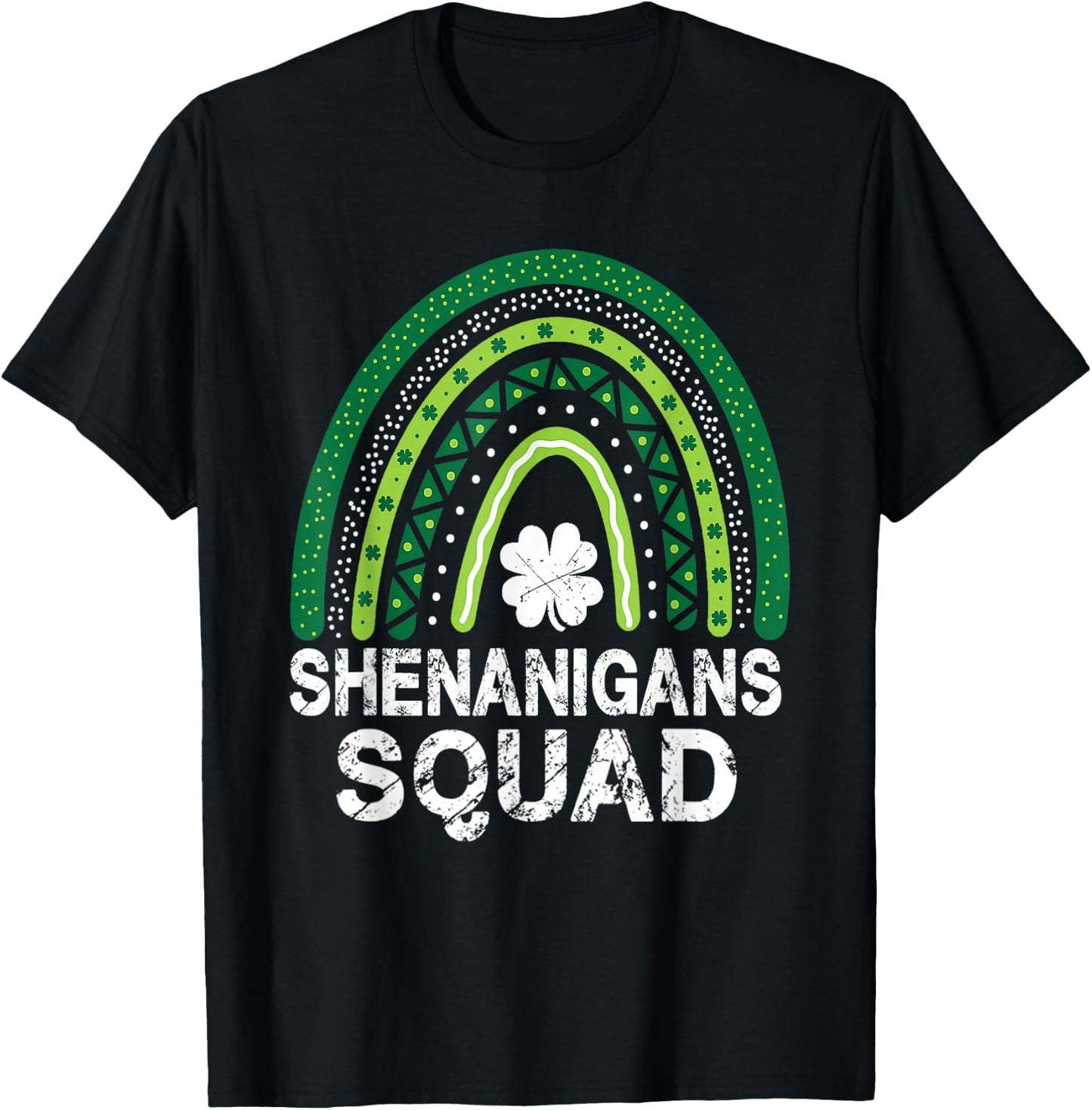 Shenanigans Squad St Patrick's Day Men Women Kids T-Shirt - T-Shirt | Black
