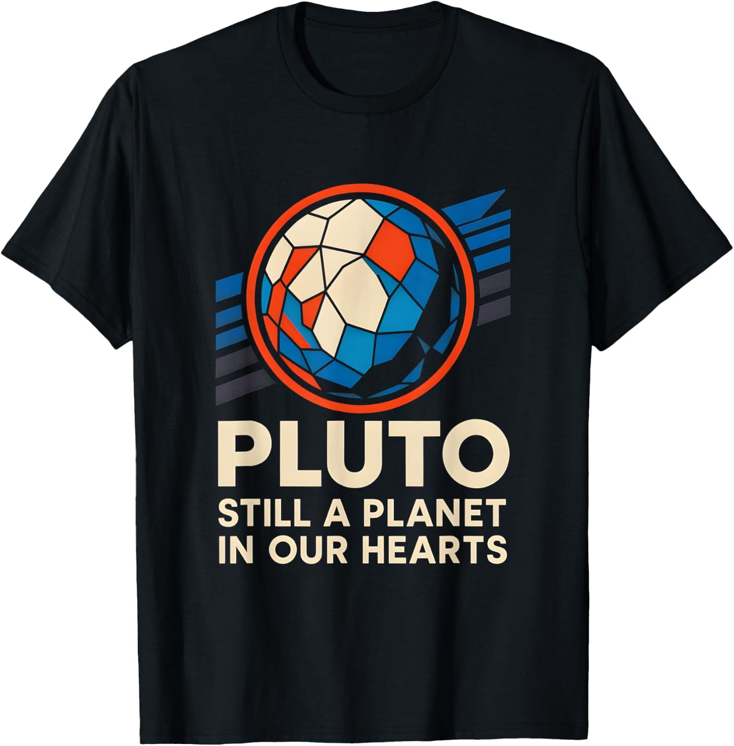Pluto Still A Planet Vintage Men's SpaceWolf T-Shirt - T-Shirt | Black