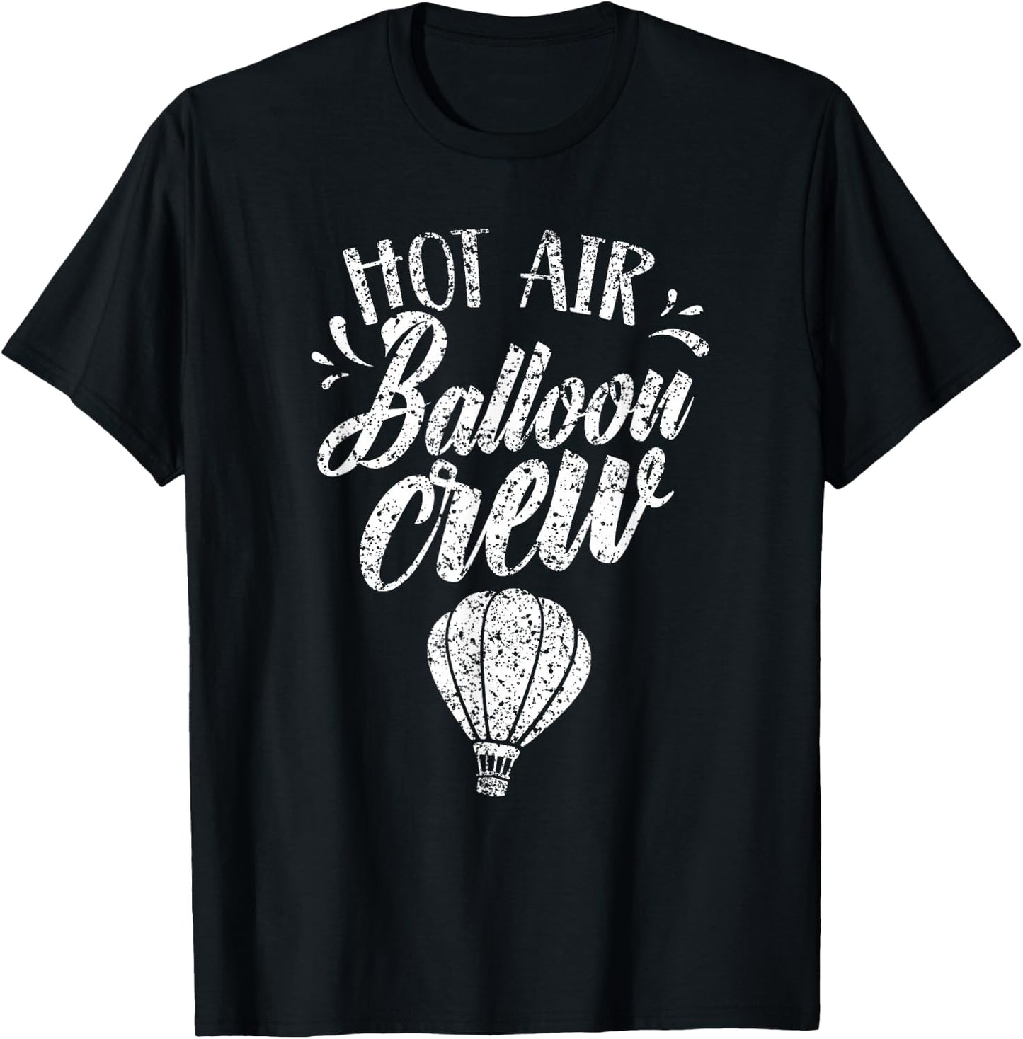 Hot Air Balloon Crew Ballooning Pilot Team T-Shirt - T-Shirt | Black
