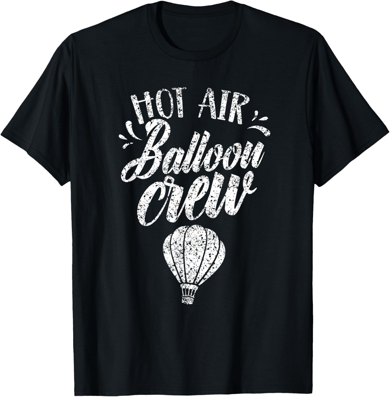 Hot Air Balloon Crew Ballooning Pilot Team T-Shirt - T-Shirt | Black