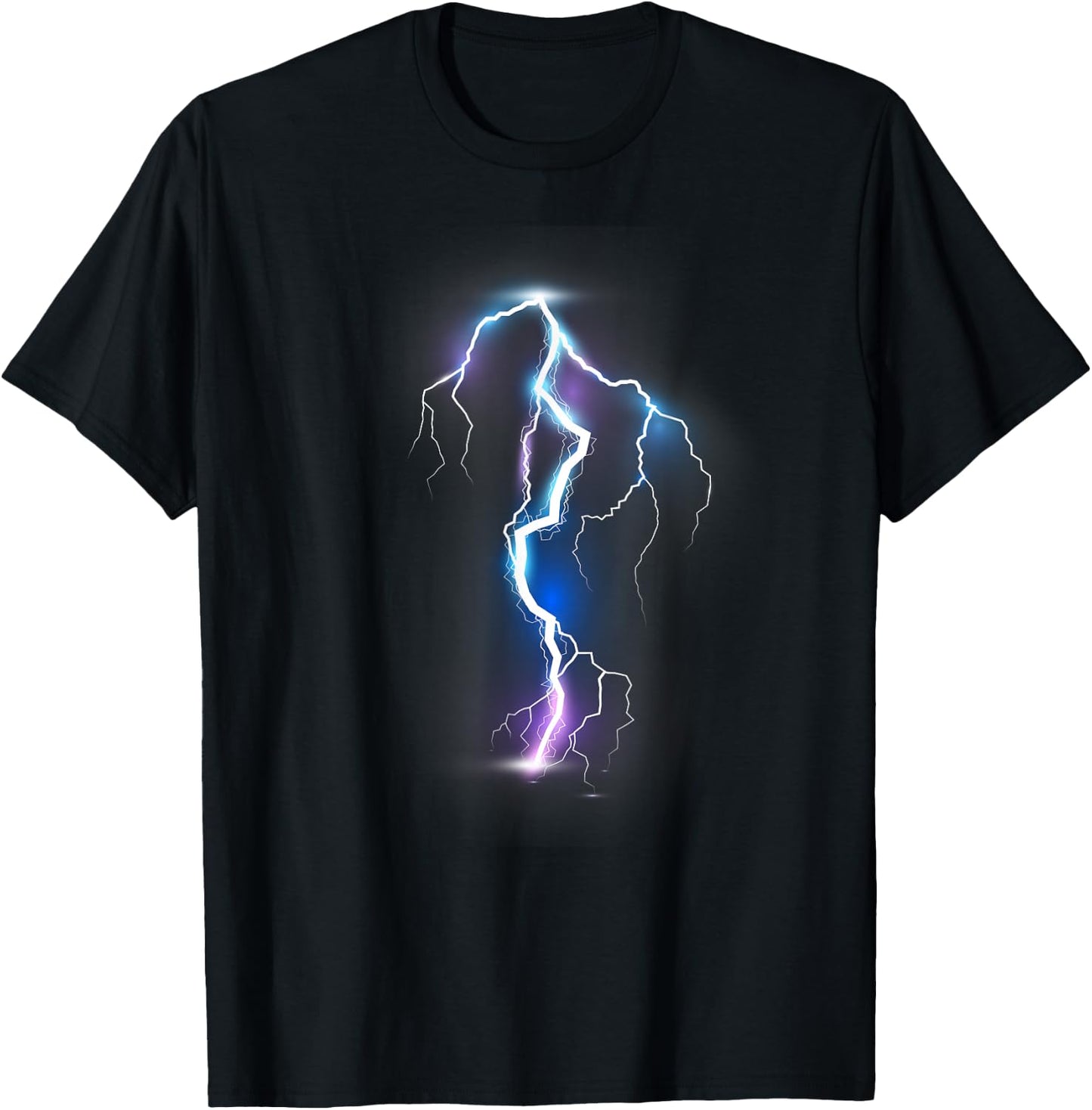 Lightning Lightning Strike Thunderstorm Power Storm T-Shirt - T-Shirt | Black