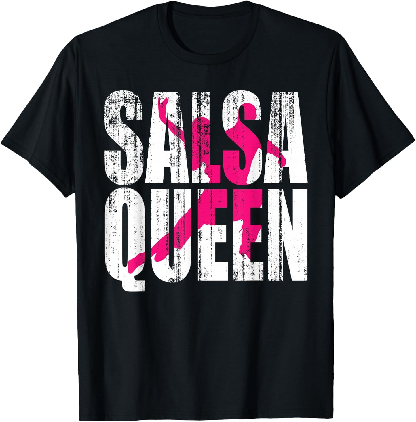 Salsa Queen | Cute Salsa Queen Dance Shirt Gift T-Shirt - T-Shirt | Black