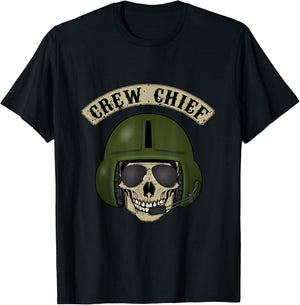 Helicopter Crew Chief T shirt - great Gift T-Shirt - T-Shirt | Black