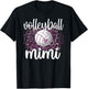 Volleyball Mimi Grandma Of Volleyball Player Mimi T-Shirt - T-Shirt | Black