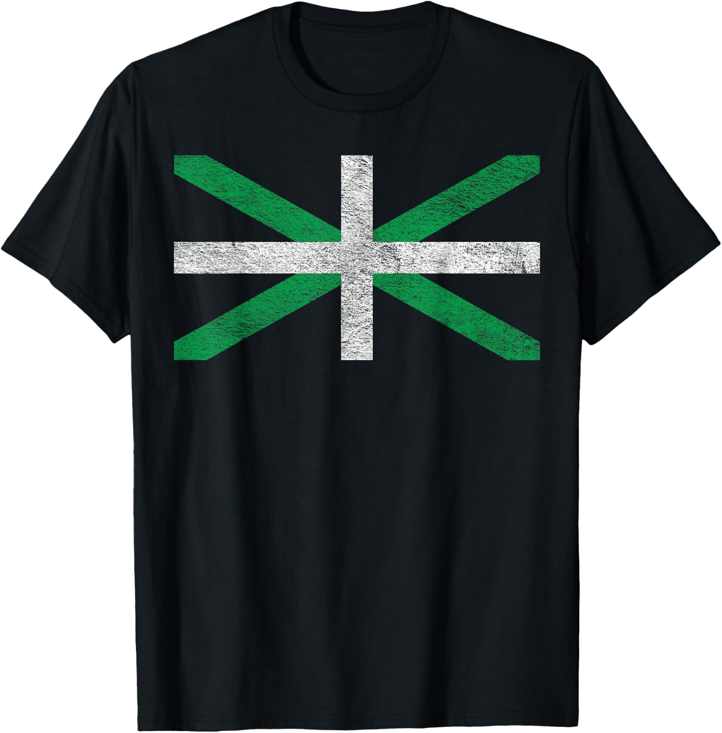 Basque Country Flag Ikurrina Spain T-Shirt - T-Shirt | Black