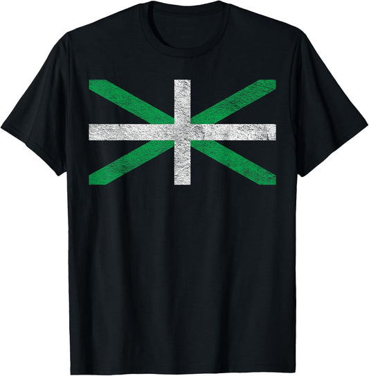 Basque Country Flag Ikurrina Spain T-Shirt - T-Shirt | Black