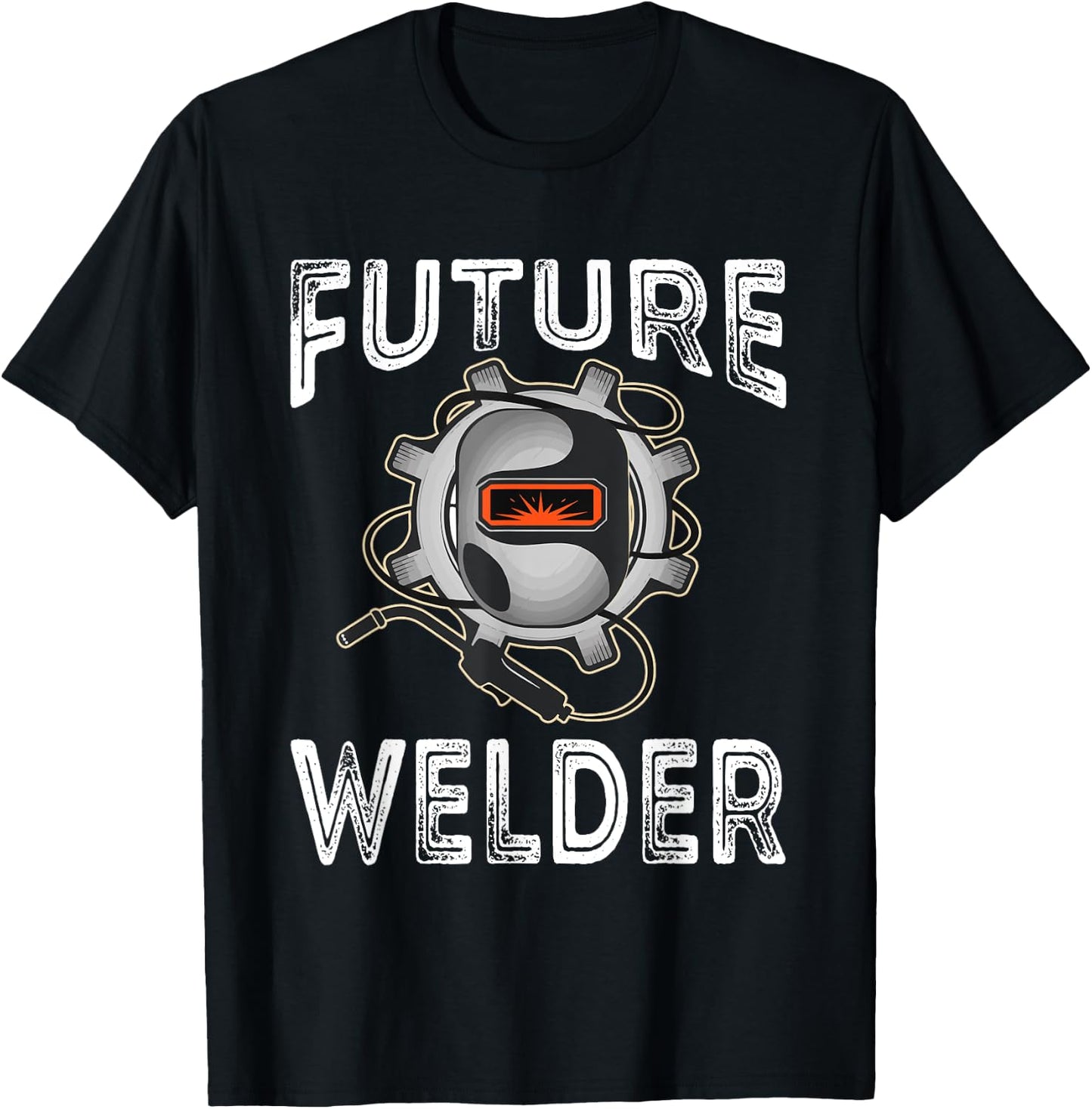 Vintage Future Welder Funny Welder Tools Lover Family T-Shirt - T-Shirt | Black