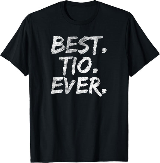 Best Tio Ever Shirt Grandpa Father's Day T-Shirt - T-Shirt | Black