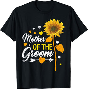 Wedding Matching Mother of the Groom Sister Of The Groom T-Shirt - T-Shirt | Black