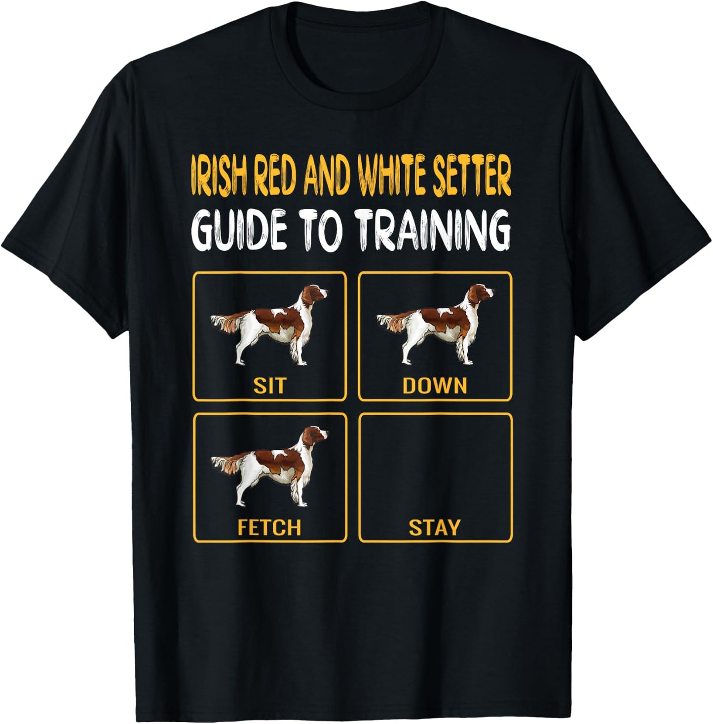 Irish Red and White Setter Guide To Training Dog Obedience Women Kids T-Shirt - T-Shirt | Black