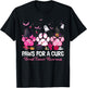 Paws for a Cure Dog Lovers Breast Cancer Halloween Costume Men Women T-Shirt - T-Shirt | Black