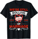 We're Still Rolling After 7 Year of Marriage 7th Anniversary T-Shirt - T-Shirt | Black