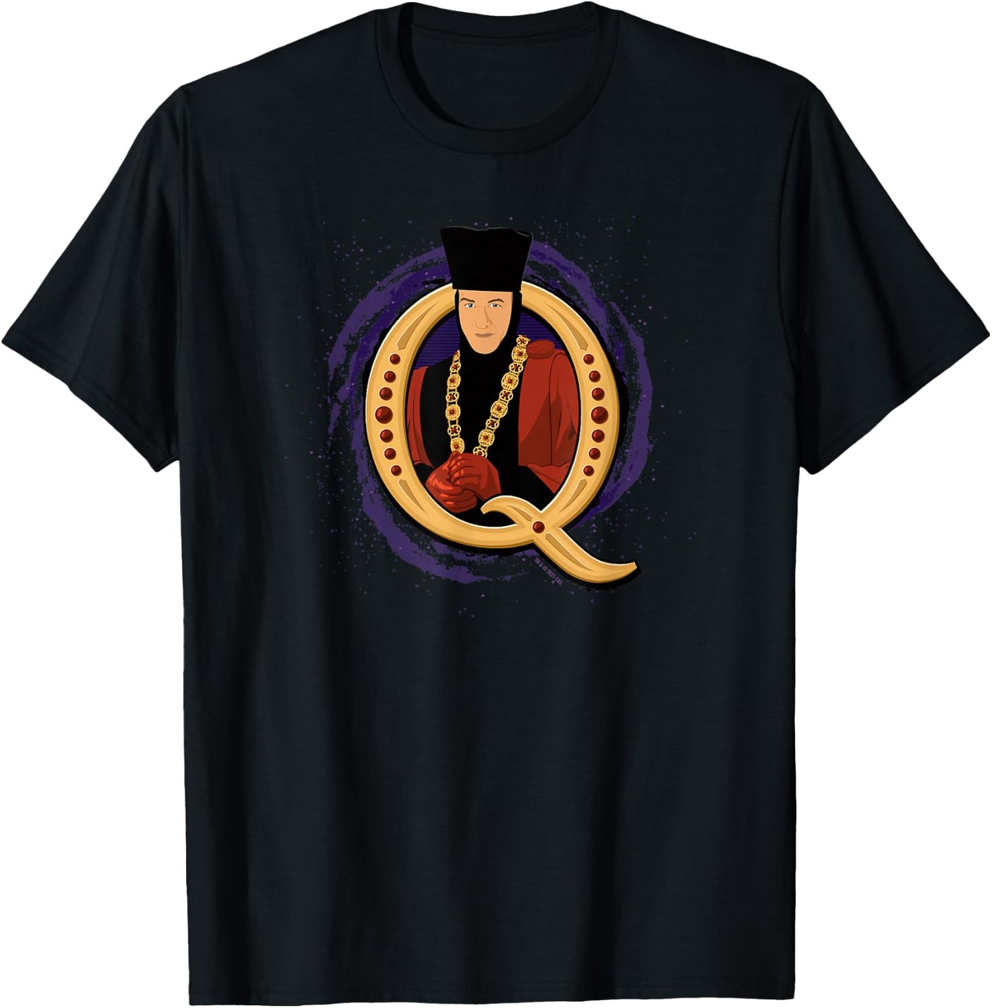 Star Trek: The Next Generation Q T-Shirt - T-Shirt | Black