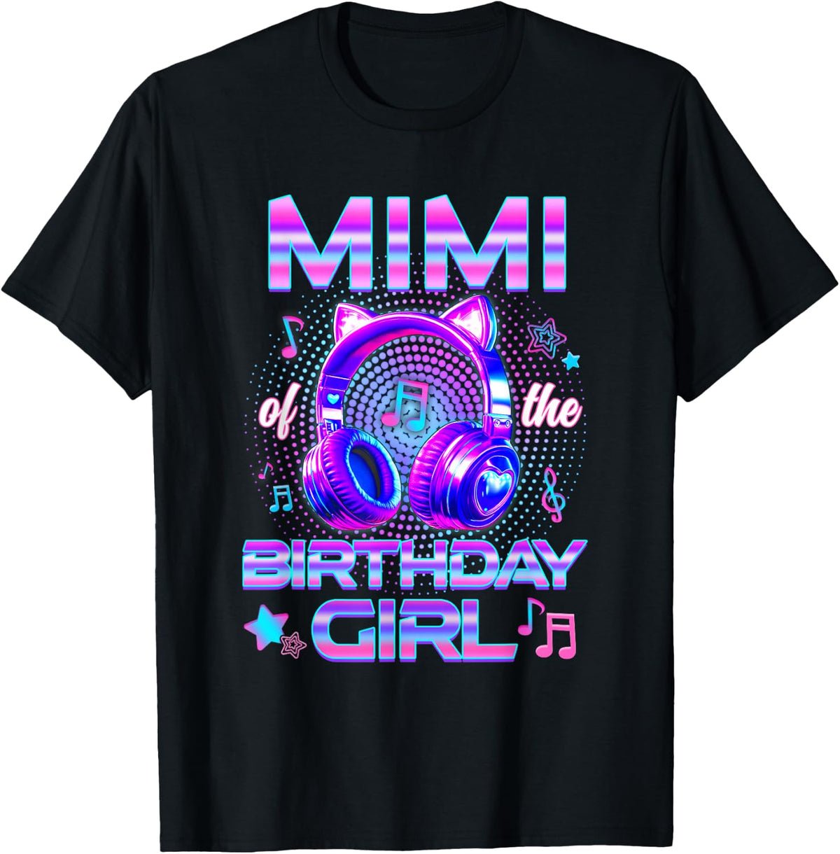 Mimi of The Birthday Girl K-Pop Korean Family Birthday T-Shirt - T-Shirt | Black