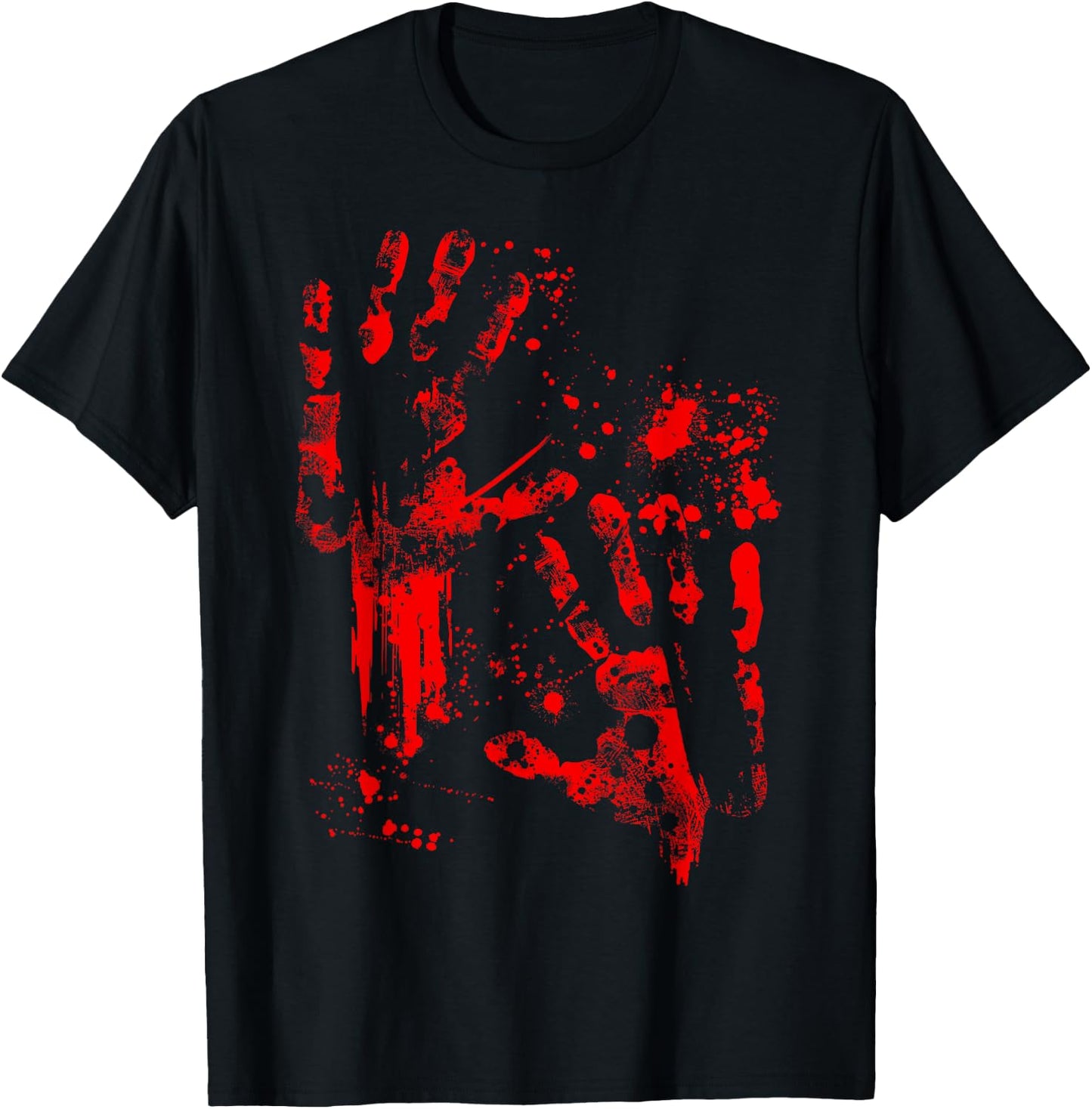 Bloody Halloween zombie attack blood T-Shirt - T-Shirt | Black