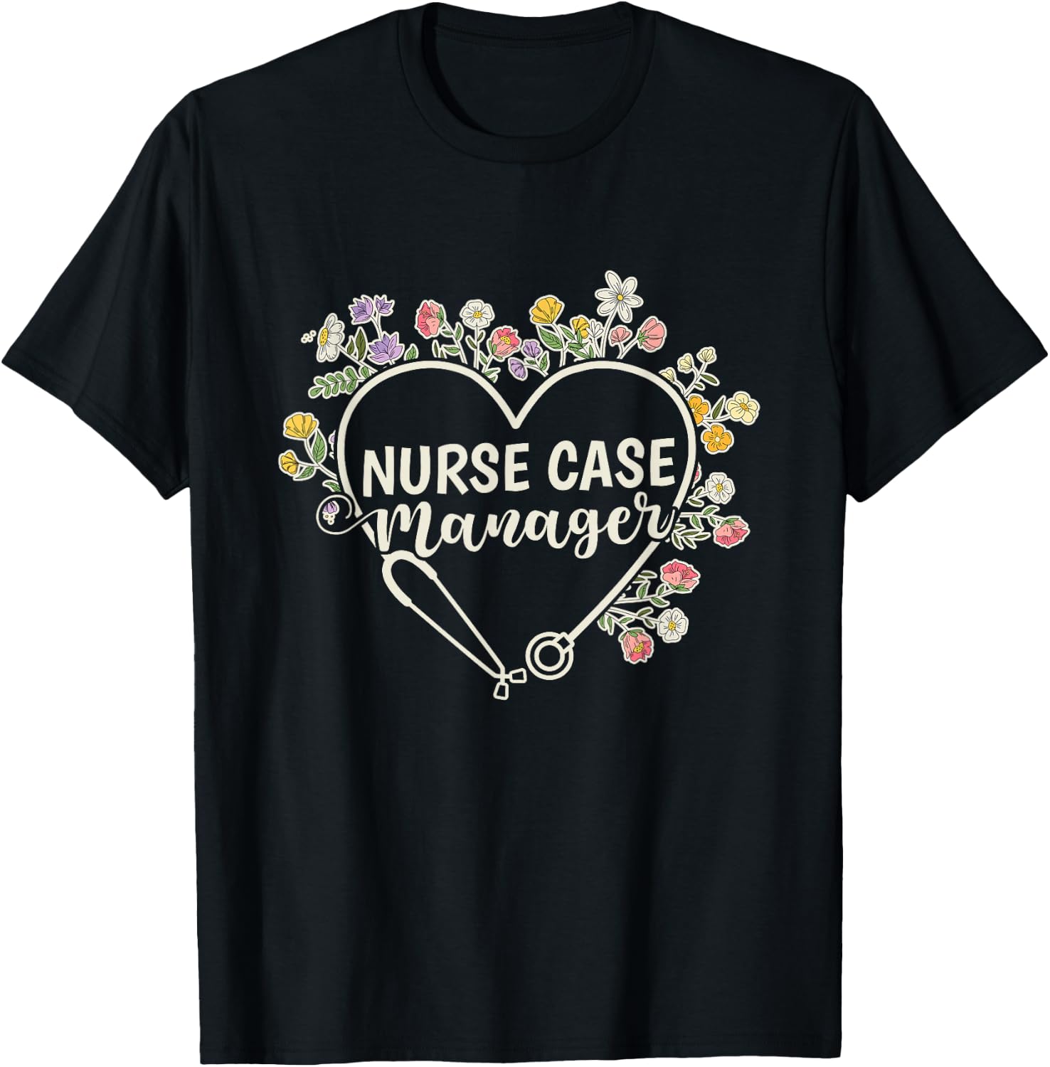 Registered Nurse Case Manager T-Shirt - T-Shirt | Black