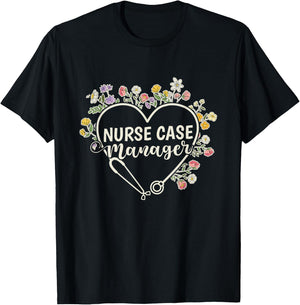Registered Nurse Case Manager T-Shirt - T-Shirt | Black