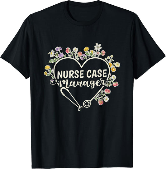 Registered Nurse Case Manager T-Shirt - T-Shirt | Black