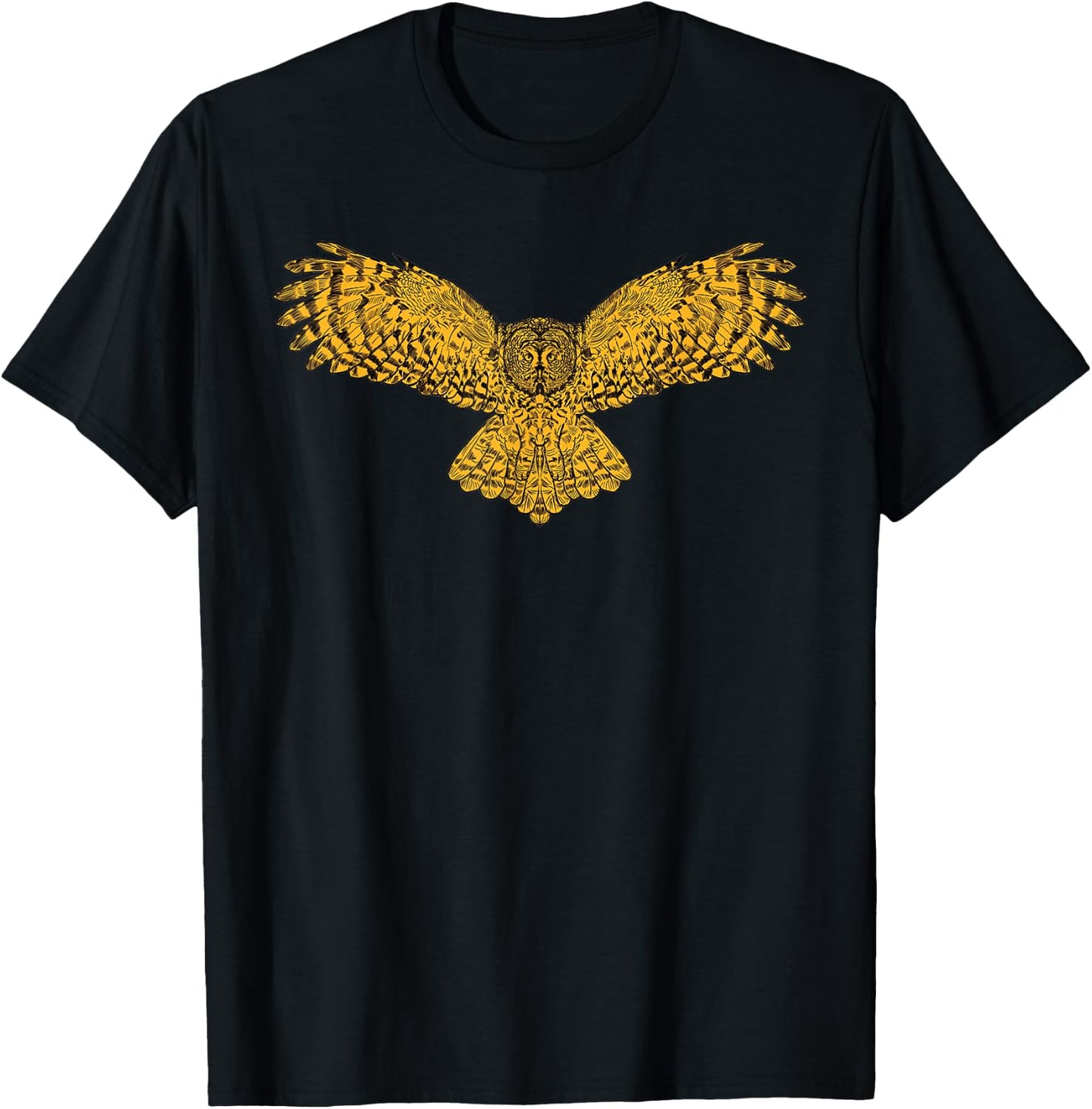 Cute Night Owl Bird Lover Gift Men Women Kids Mom Dad Teens T-Shirt - T-Shirt | Black